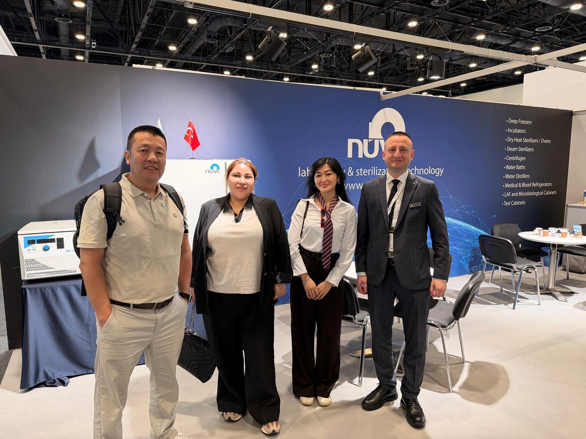 nuve_as's tweet photo. 9–12 Şubat 2026 tarihlerinde Dubai Exhibition Centre’da düzenlenen WHX Dubai (Arab Health) Fuarı’na katıldık.
#WHXDubai #ArabHealth #Nüve #HealthcareIndustry #MedicalTechnology #GlobalGrowth #InternationalBusiness #Innovation #HealthcareSolutions #DubaiExhibitionCentre https://t.co/bGfrEi8Ber