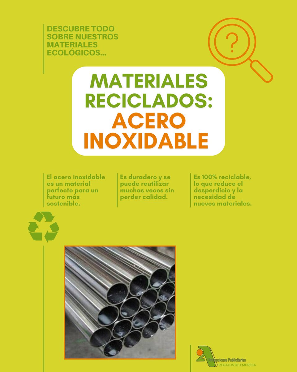 2APromociones's tweet photo. Acero inoxidable ♻️💪En @2APromociones apostamos x materiales q duran y reducen el impacto 🌍 Nuestros prods de #aceroinoxidable son reutilizables, 100 % reciclables y perfectos xa un merchandising responsable😎
🌟+ opciones ECO en catálogo📥 https://t.co/B3zl581n6J
#Leonesp https://t.co/hEPaP9oaMP