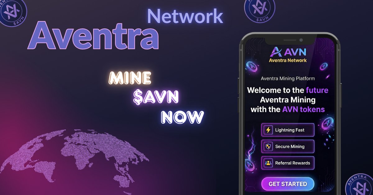Only 500M AVN reserved for miners ⛏️🔥

🔁 Don’t miss this!

#Airdrop  #Aventra #Crypto