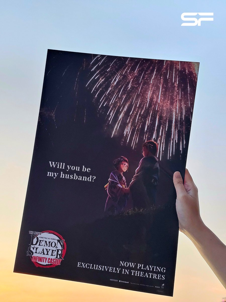 💥แฟนตัวจริงห้ามพลาด!
ไปมันส์กับปราสาทไร้ขอบเขต
พร้อมรับ POSTER สุดพิเศษ ที่ เอส เอฟ

✨พิเศษ! ซื้อตั๋วหนัง #DemonSlayer 
#InfinityCastle 1 ที่นั่ง
ที่ MX4D Presented by CP
รับ MINI POSTER 1 ใบ ขนาด 13x19 นิ้ว (มูลค่า 129 บาท)
ลิขสิทธิ์แท้จากภาพยนตร์ 
📍เฉพาะที่ SFW