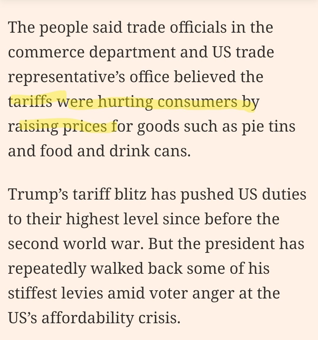 scottlincicome's tweet image. BOMBSHELL @FT scoop: Trump admin mulls cutting steel/aluminum tariffs bc these taxes 1) raise US prices; 2) are insanely complicated; 3) had other unintented consequences (incl lobbying).

They're admitting, in other words, that gravity exists. Good.