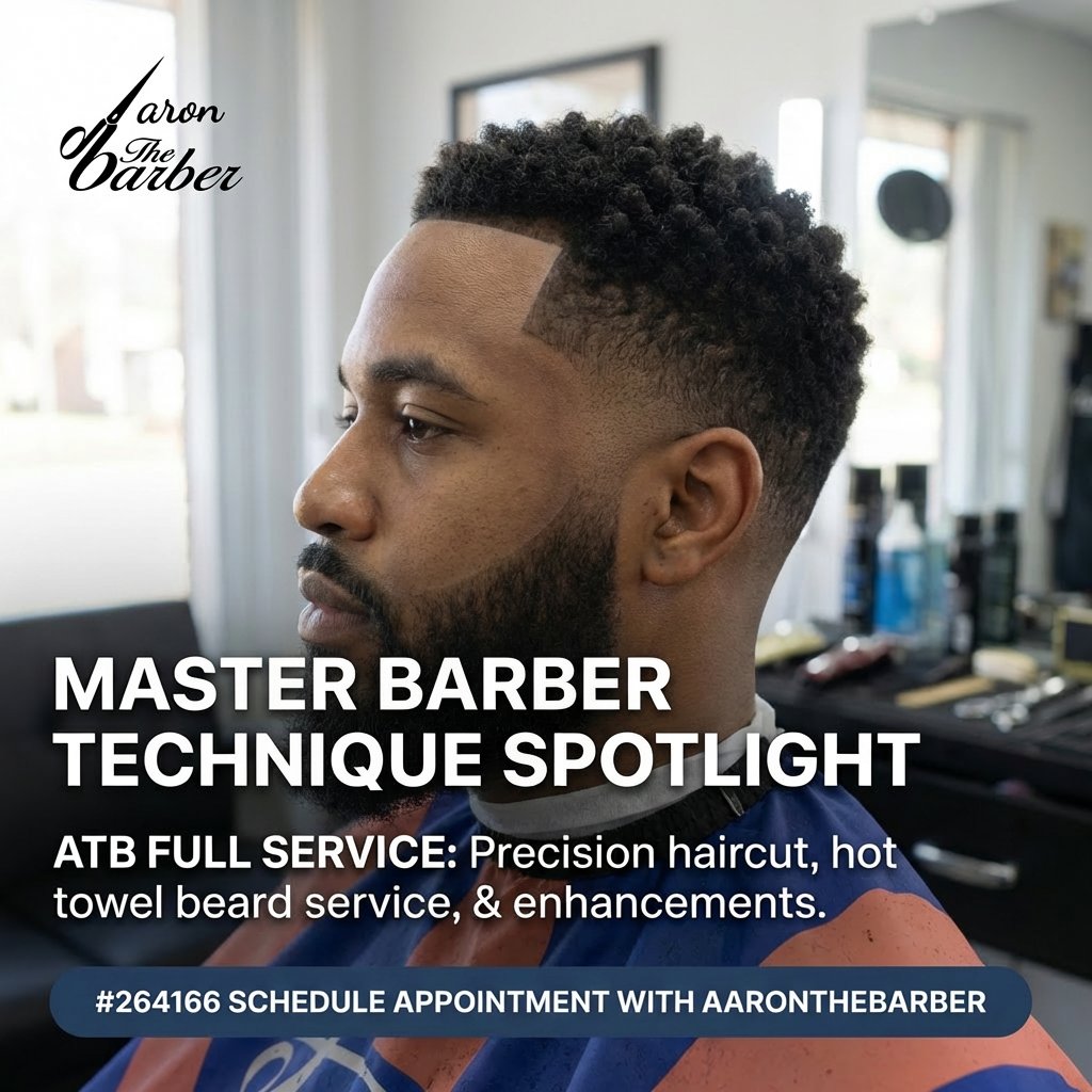 AaronTheBarber3's tweet image. Precision isn't just a skill—it's an art form. Every fade, every line, every detail matters. That's the difference between a haircut and a masterpiece. Experience the craft. Book your appointment today. ✂️

#MasterBarber #BarberLife #PrecisionCuts #BarberSkills #AaronTheBarber