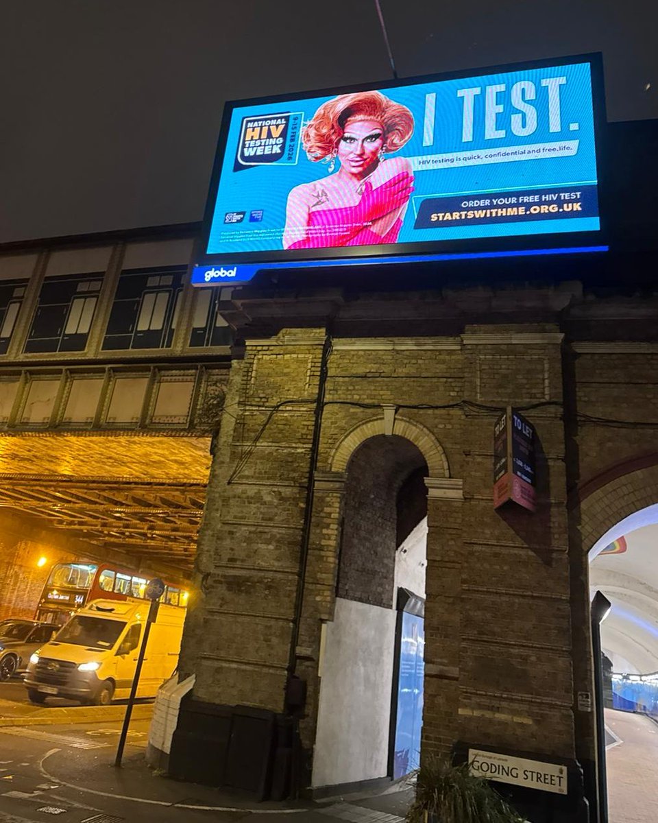 THTorguk's tweet photo. Have you spotted our posters and billboards around the country for National HIV Testing Week?
Anyone in England can order a free HIV test this week.
https://t.co/TG8N0f12zD
#HIVtestingweek https://t.co/g8OlZ45XAn