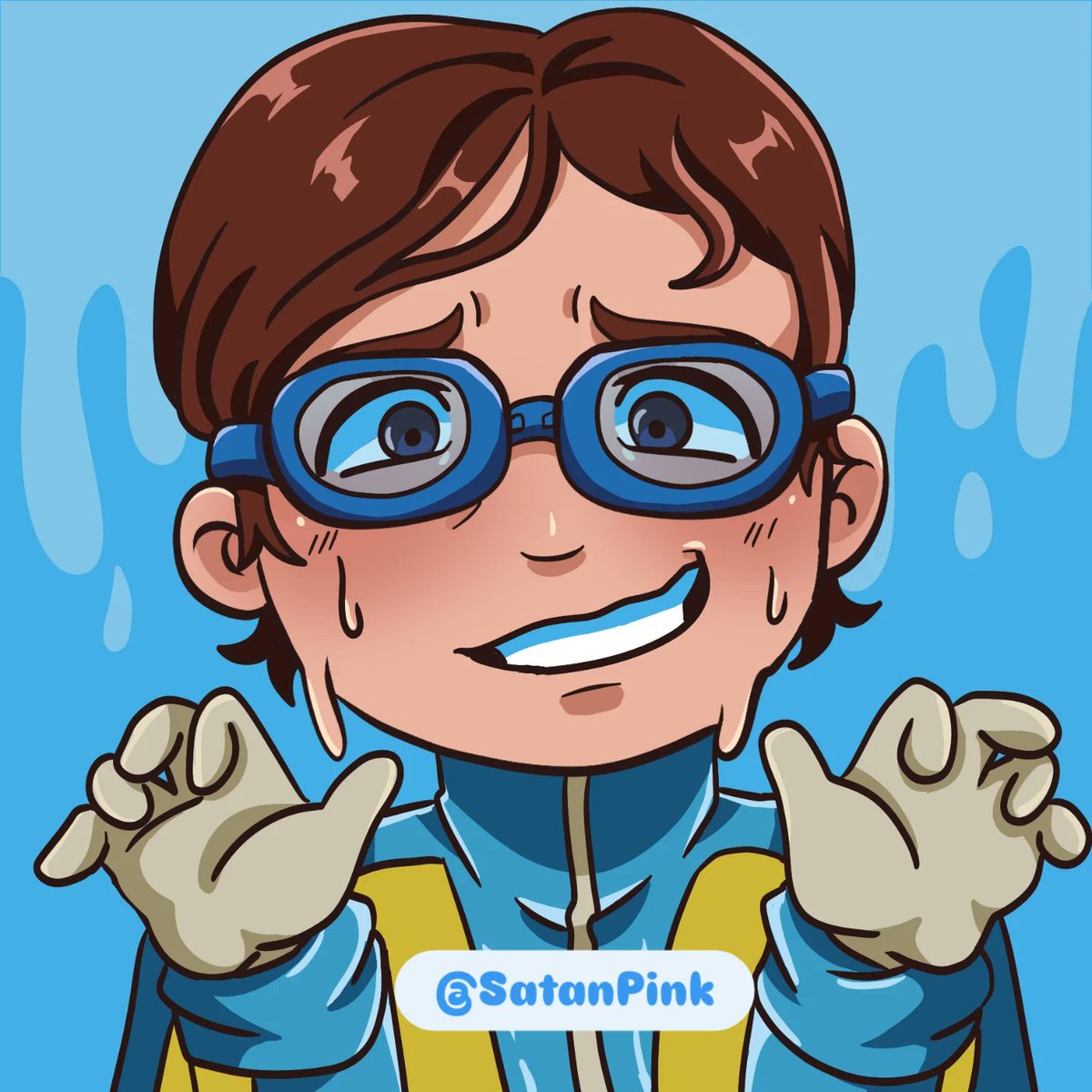 GummyClownDog's tweet photo. ITS #waterboy 💦
#dispatchfanart https://t.co/vqgt2LxrCY