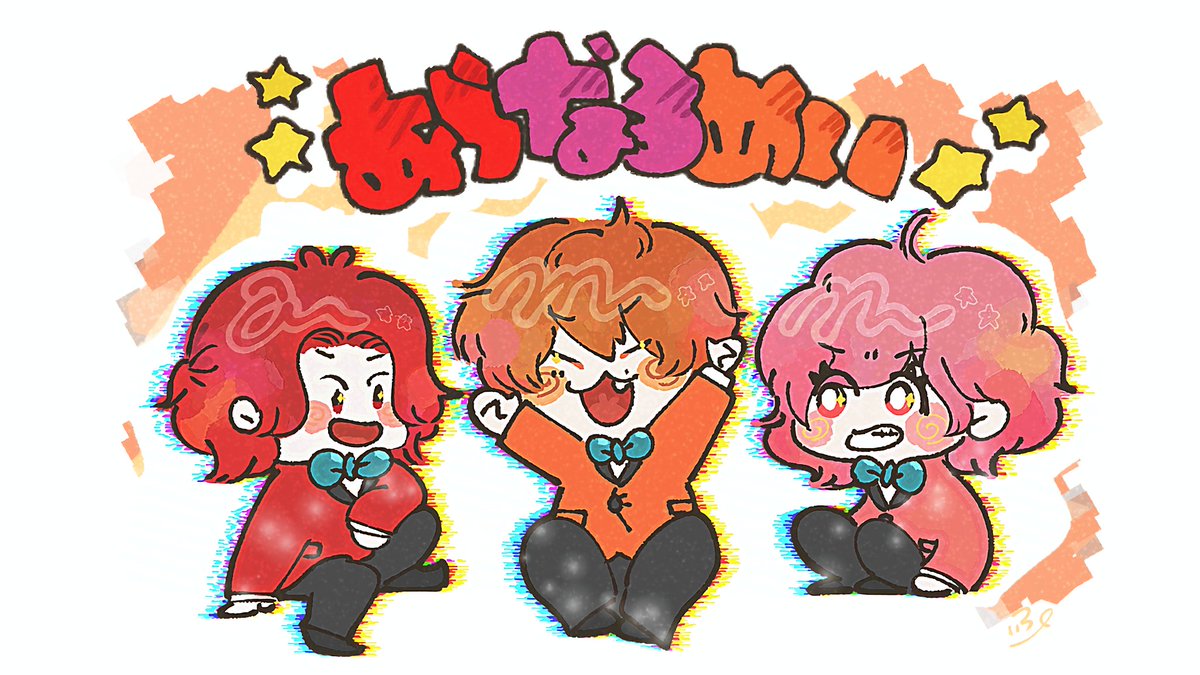 ケイドロどちゃくそにかっこよ良かった!!!!!やっぱり歌うますぎるな✨
（お絵描き全然関係ないけど笑）

#あらき画廊伝 #めいちゃん美術館 #なるせかいたよ #ゆるいイラスト