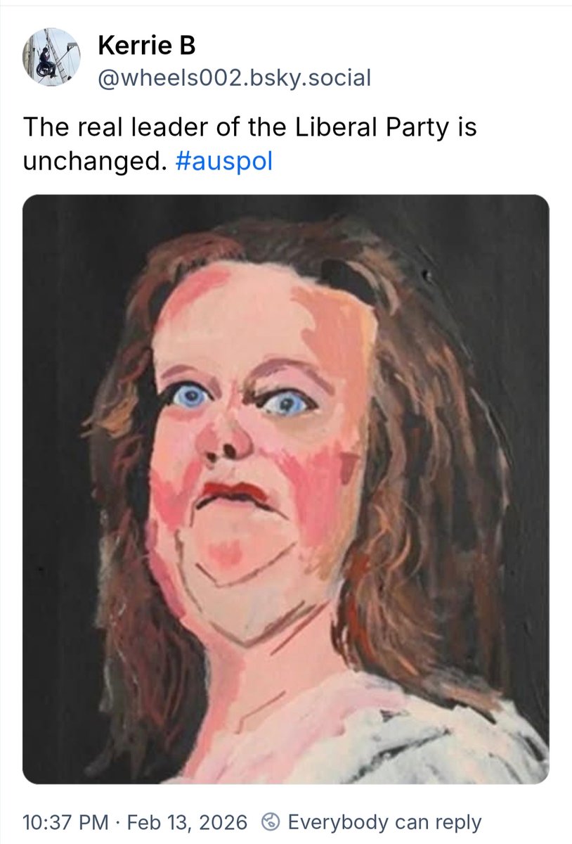 Tweet of the Week.
#auspol #LibSpill #BlueSky 🦋