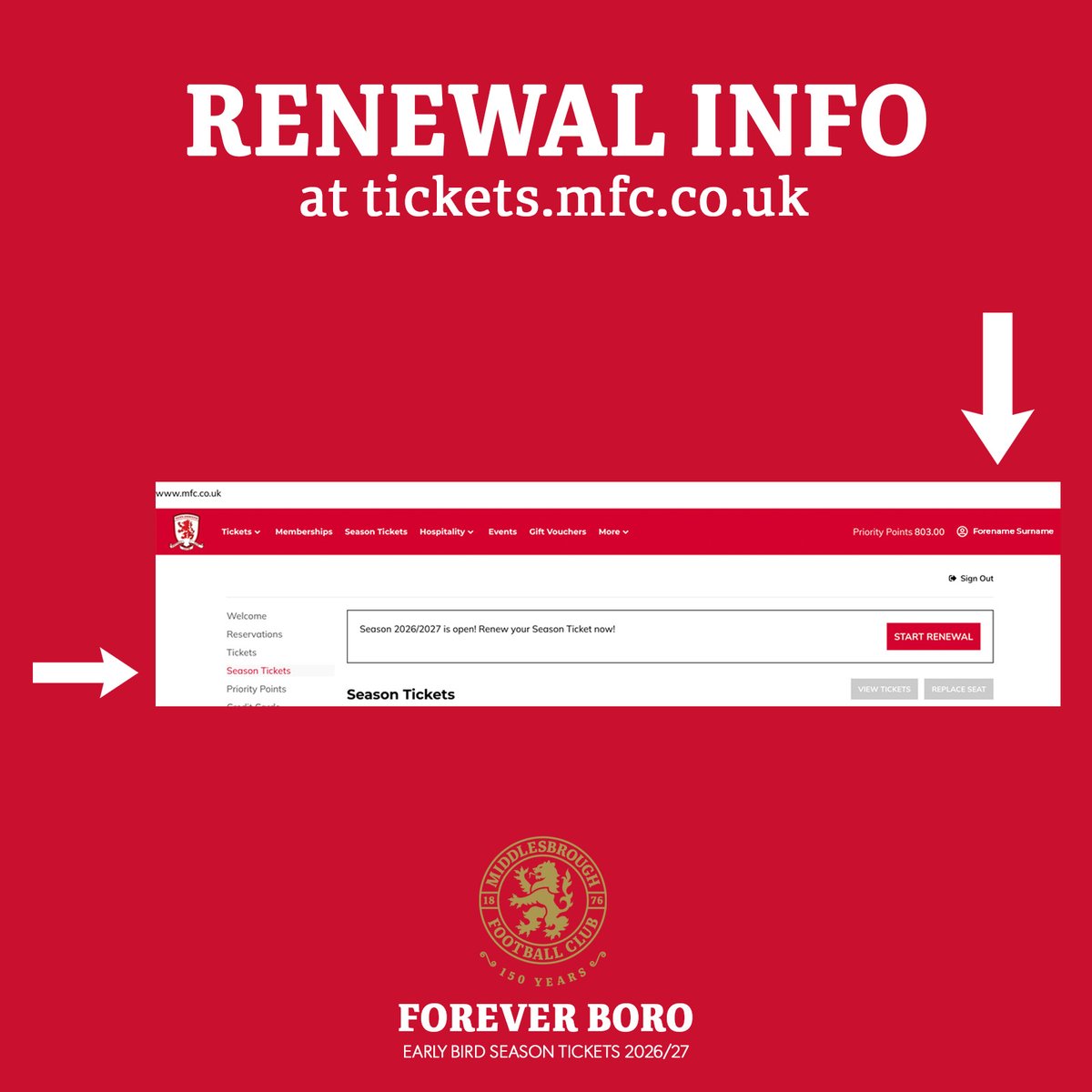 Middlesbrough FC tweet media