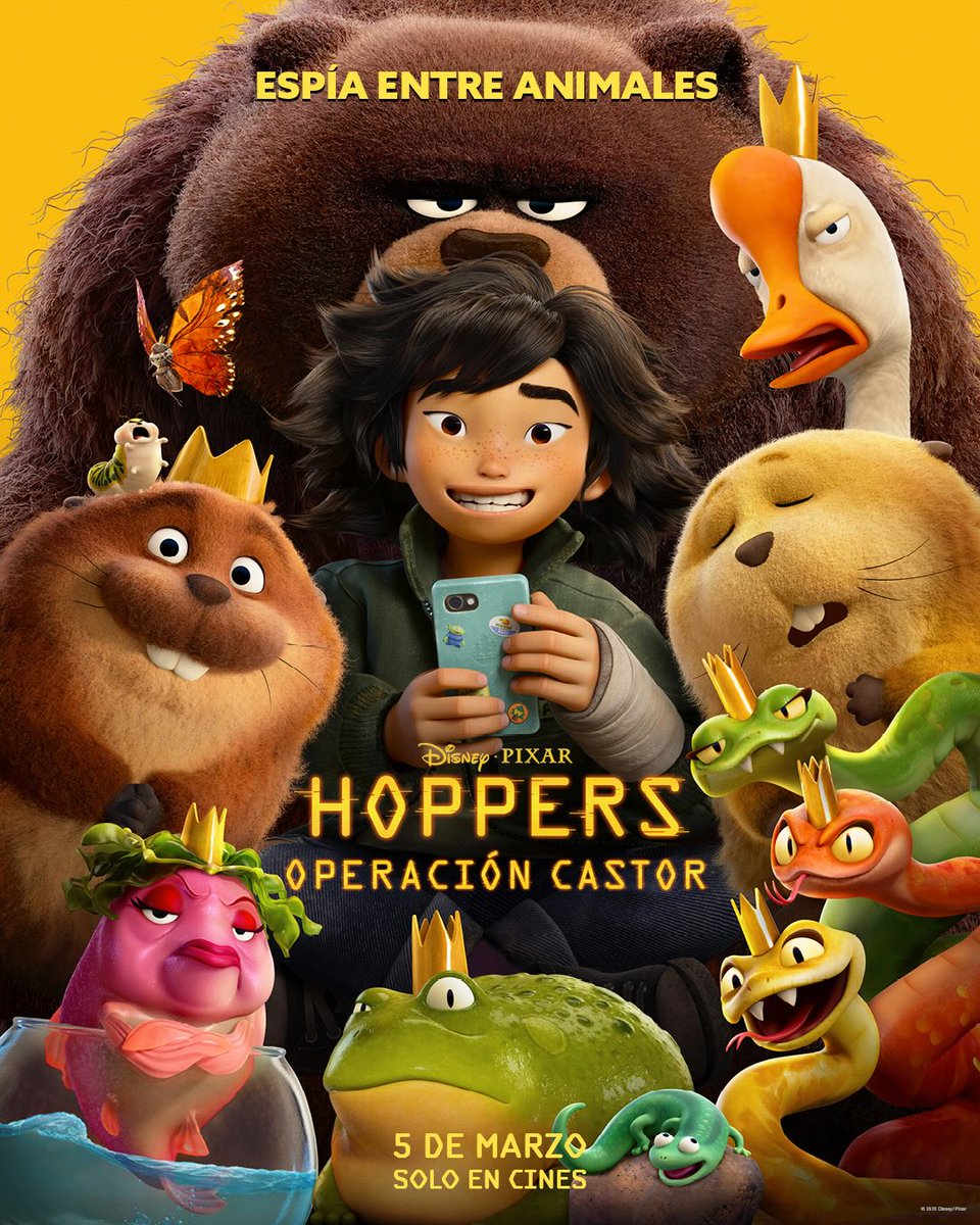 HopperCountdown's tweet image. Bad Bunny recent thoughts about Pixar's newest original film "HOPPERS"

“This film is very cute, im looking into seeing it after seeing the Super Bowl ad for it. The Lizard looks funny”

The Film comes out in 20 Days (March 6th)