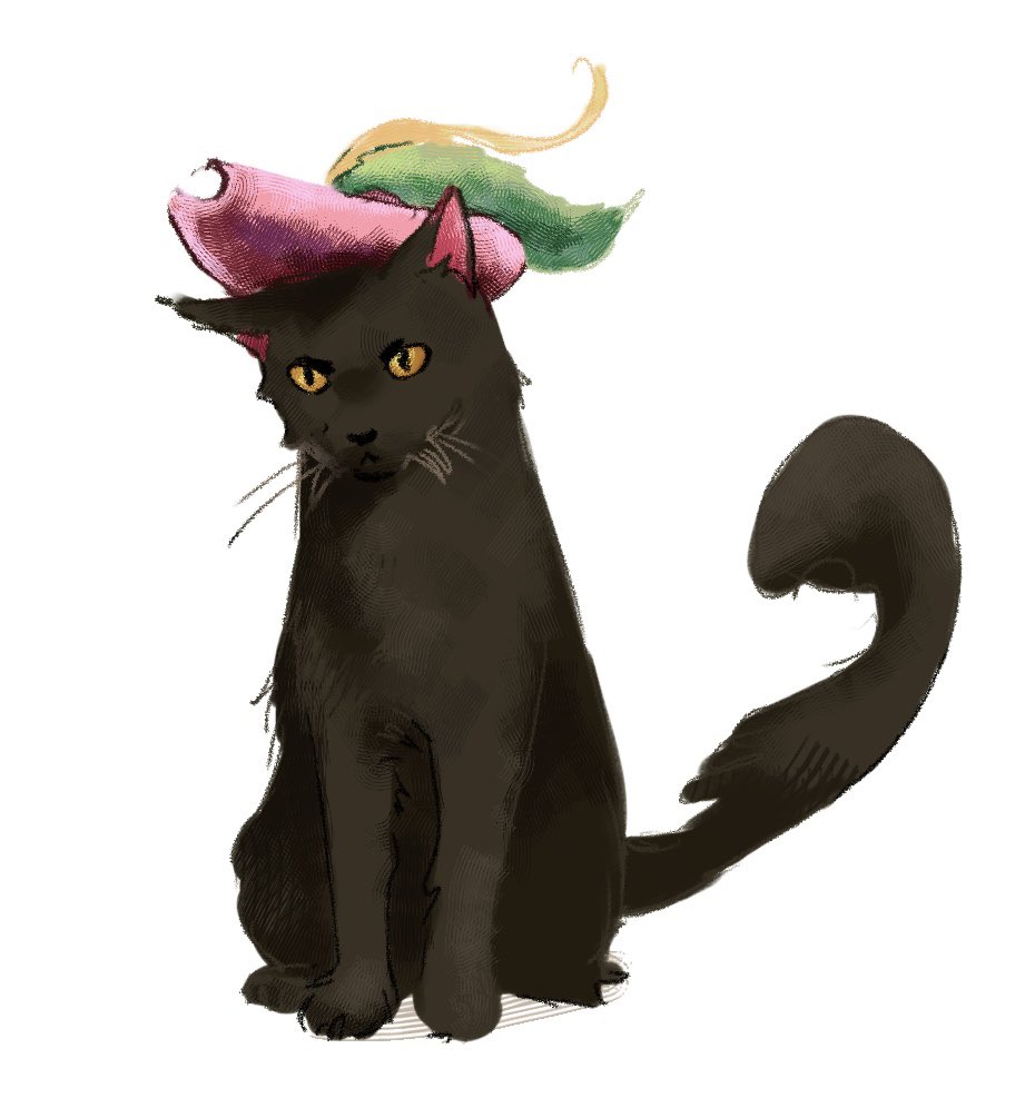 TaePomme's tweet photo. Cat george https://t.co/S5onMcCnxf