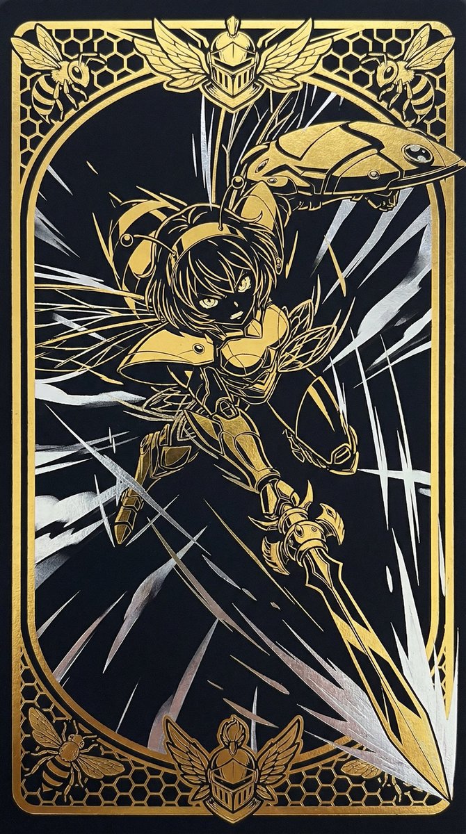 参加させていただきます。 ハチの女騎士さん #大・昆・虫・展