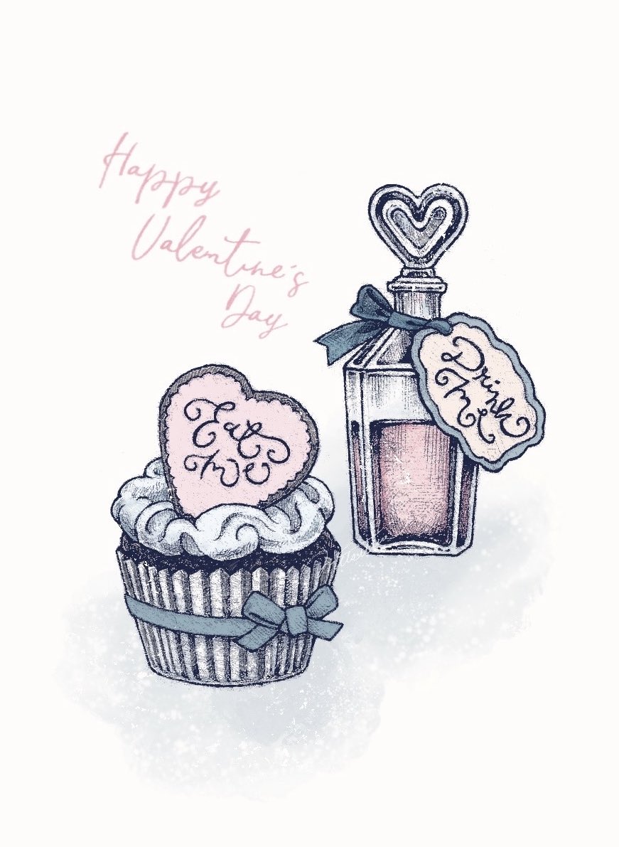 素敵なバレンタインになりますように💘
#ValentinesDay 
#バレンタインイラスト