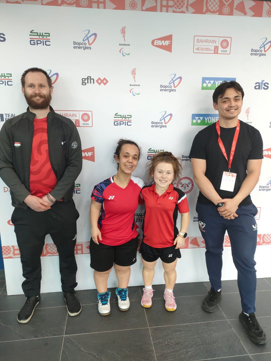 الريشة العربية تصنع التاريخ من البحرين ✨🏸

لأول مرة في تاريخ مصر والعرب، تتأهل لاعبة المنتخب المصري ياسمينا عيسى إلى نهائي زوجي السيدات في بطولة العالم للبارابادمنتون، المقامة في البحرين، برفقة زميلتها الأمريكية جيسي سايمون 👏🔥

إنجاز يعكس تطور الريشة الطائرة البارالمبية