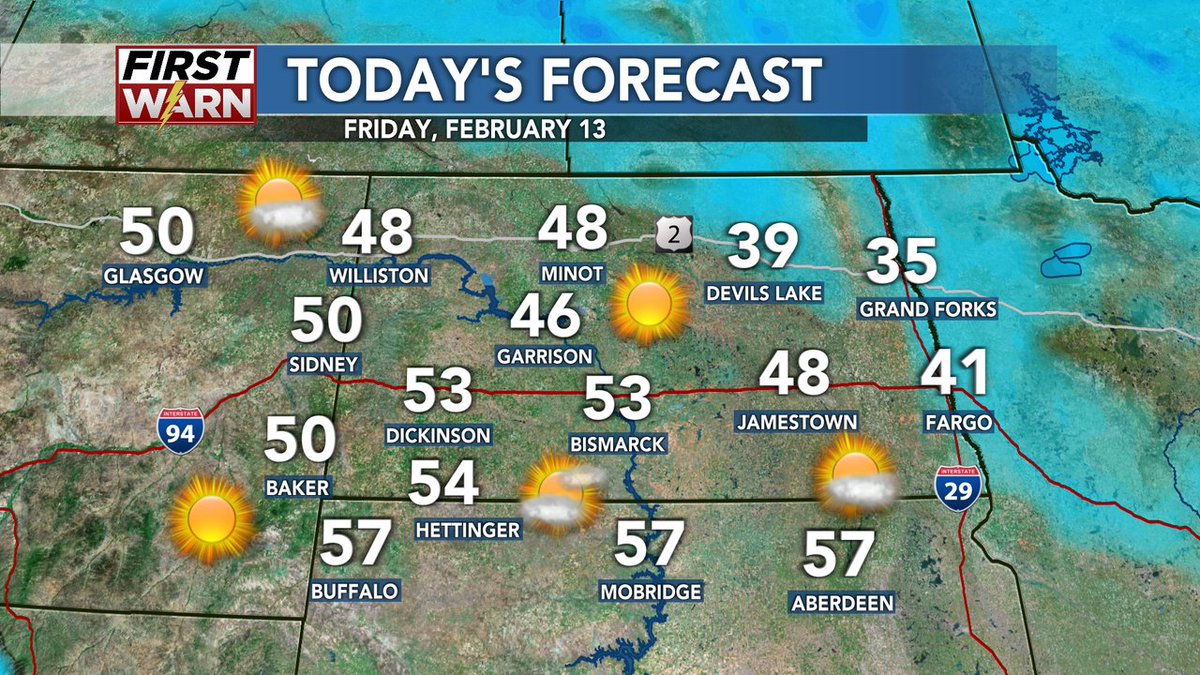 Good Morning!  Today's high temperature outlook
