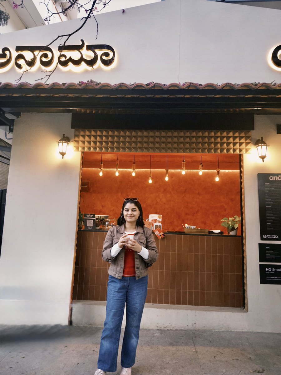 ritujoon2j's tweet photo. My Top Recommendations in Banglore :

Bookstore
> Ink & Oak, HSR Layout (cafe inside) 

Cafés
> Ananam Coffee, Indiranagar
> Tribe Coffee, HSR Layout
> Subko Coffee Roasters, Koramangala

Restaurants
> Phurr, Jayanagar ( delicious veg food)
> Ironhill, Marathahalli (party vibe)
> Amudham, HSR Layout (South Indian)

Places to Explore
> Cubbon Park (morning walk)
> ISKCON Temple
> Church Street (visit on weekdays to avoid crowd)

@anamacoffee 
@peakbengaluru