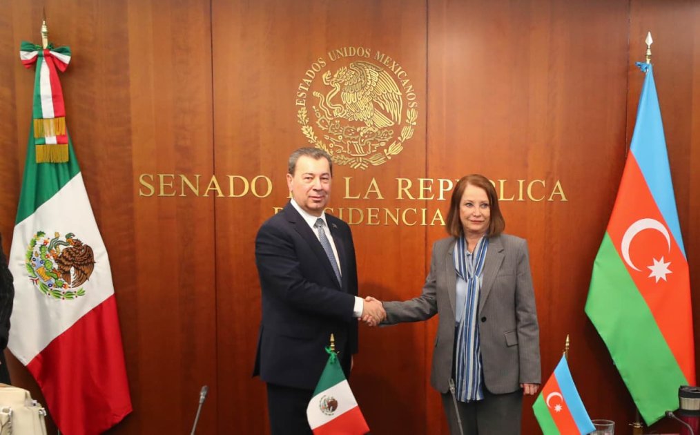 EsAzvision's tweet photo. México acoge en el Senado una exposición sobre el WUF13 que se celebrará en Azerbaiyán  
https://t.co/zcQTzYOfyk https://t.co/14n0lGlmTU