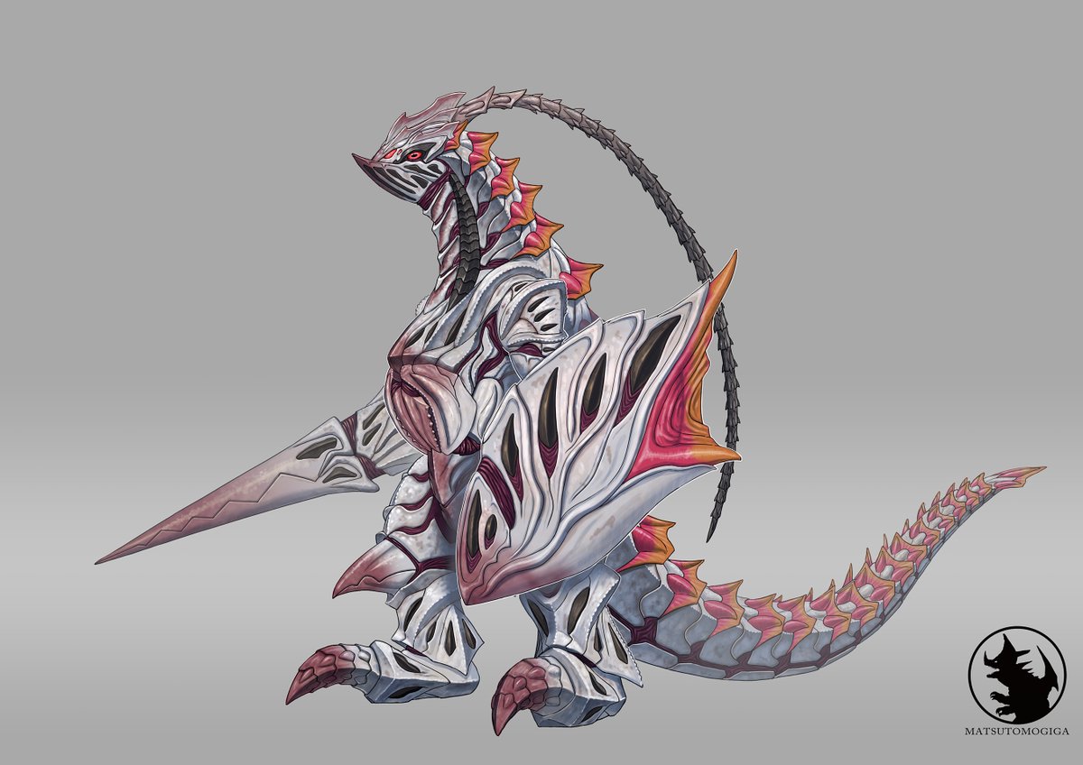 私はこういう絵を描いています いろんな怪獣を描いています。