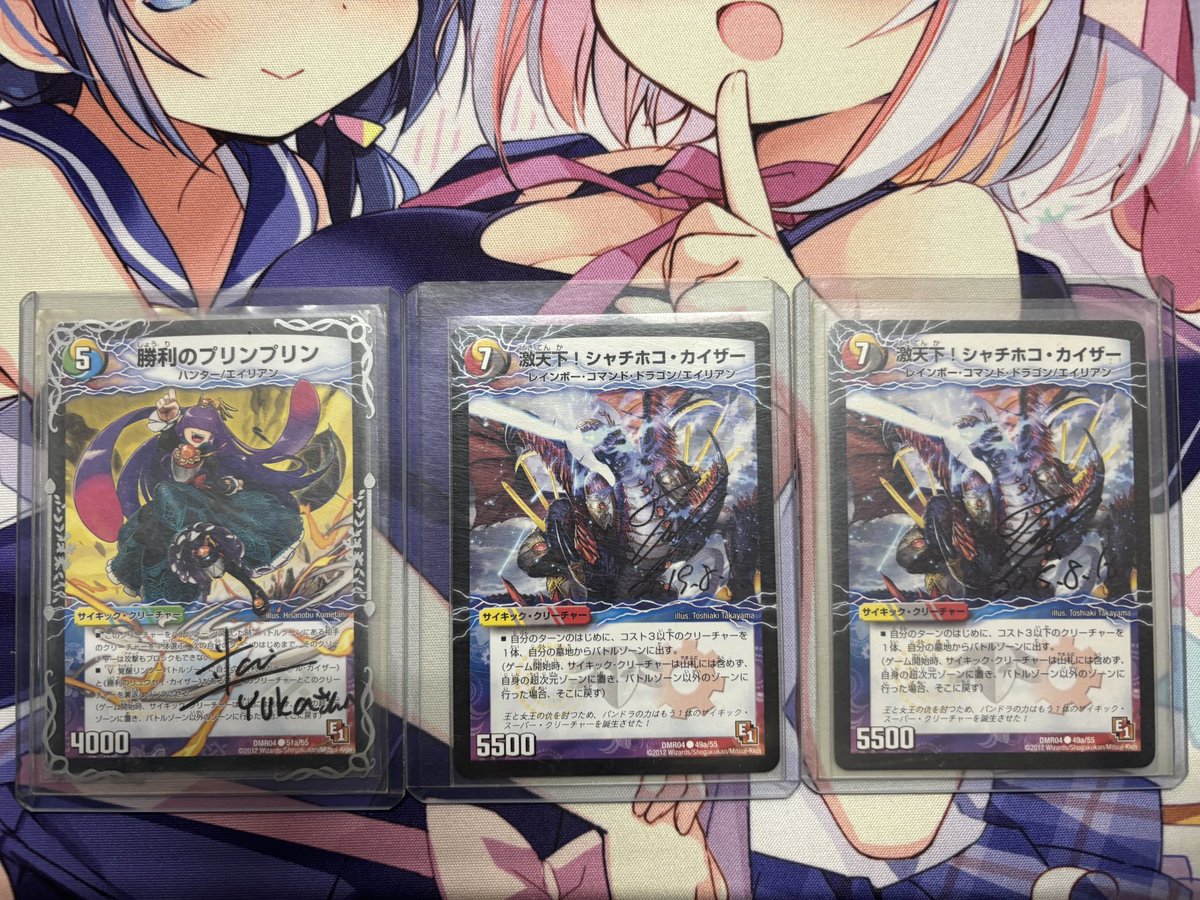 シャチホコはタカヤマトシアキ先生のサイン入りだし プリンもGPの