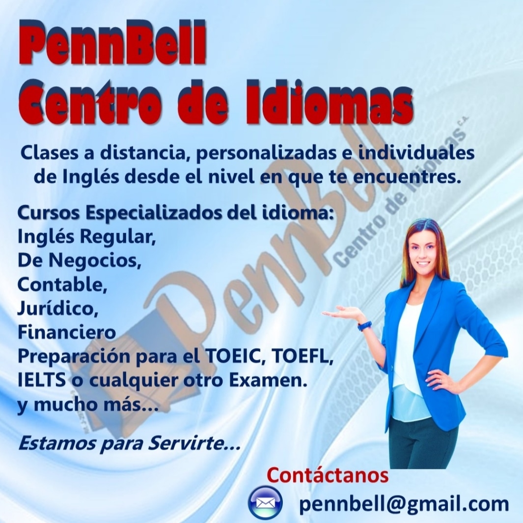 🟡Amigos, ayuda con un RT y Me Gusta. Tengo pocos alumnos en este momento y yo mantengo mi hogar. Se los agradecería mucho, por favor. 🙏

🔵 Profesora de inglés certificada con +25 años de experiencia ofrece CLASES PARTÍCULARES DE INGLÉS POR INTERNET.

🔴 WhatsApp  +584126031500