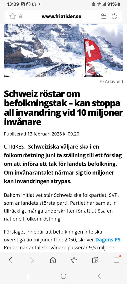 När blir det våran tur att ha en folkomröstning om folkutbytet🤔