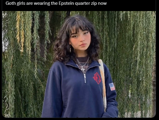 If you see this pic, the sweater is AI. This trend of shopping/AI-ing vice signalling garbage onto random girls is lame af. It's awful for the girls but also you're sitting at home inventing a fictional scenario where a girl thinks you're cool and wants to fit in with you lol