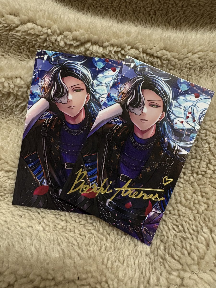 あくねこバレンタインのトレカ届いたので開封したら