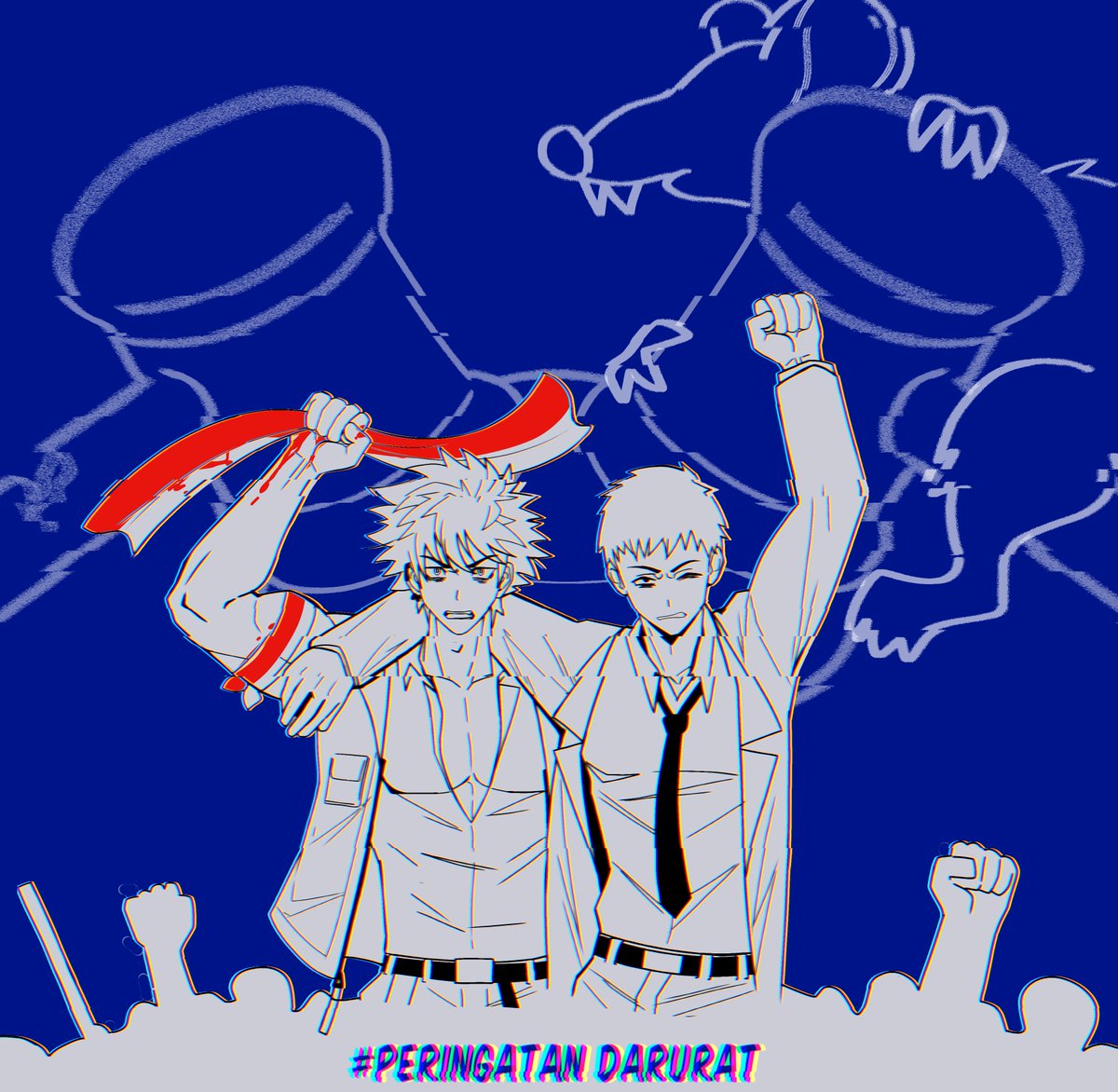 Ini semua buatan para ilustrator berikut sesuai urutan <a href="/Ryuzaki4096/">Ryuzaki || Illustrator • 3d artist • vtube artist</a> <a href="/BlackpuppyBubu/">Wancin Chonky</a> <a href="/Takochinki/">Takochinki</a> 

Mereka sukarela tapi setidaknya aku kasih sesuatu buat mereka, salah satunya donat... yang lainnya ga perlu dibahas kali ya wkwk