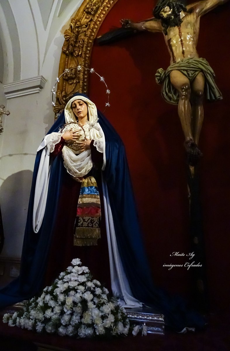 MaiteAG2's tweet photo. Nuestra Madre y Señora de la Merced ataviada para el tiempo de Cuaresma 
#Humildad 
@HdadHumildad
#Cuaresma2026
#CofradiasMlg https://t.co/TKQfl1cbfQ
