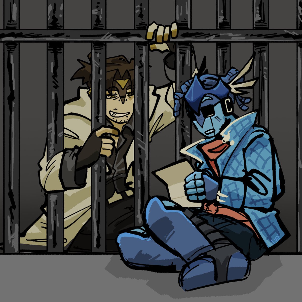 Maybemeidk29121's tweet photo. Happy early Valentines Day! Uhhhh Rehab Au 
(1/2)
#robloxart https://t.co/Tf9OnvY8SW
