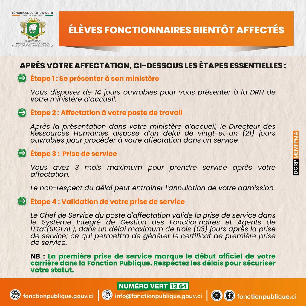 Fonction Publique CI tweet media