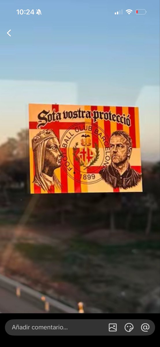 Acabo de trobar aquesta enganxina per xarxes i em sembla brutal.
Algú té el disseny original?

Aprofiteu també per enviar els vostres dissenys, perquè volem fer banderes.

Compartiu el missatge perquè arribi a més gent 

Gràcies, culers!