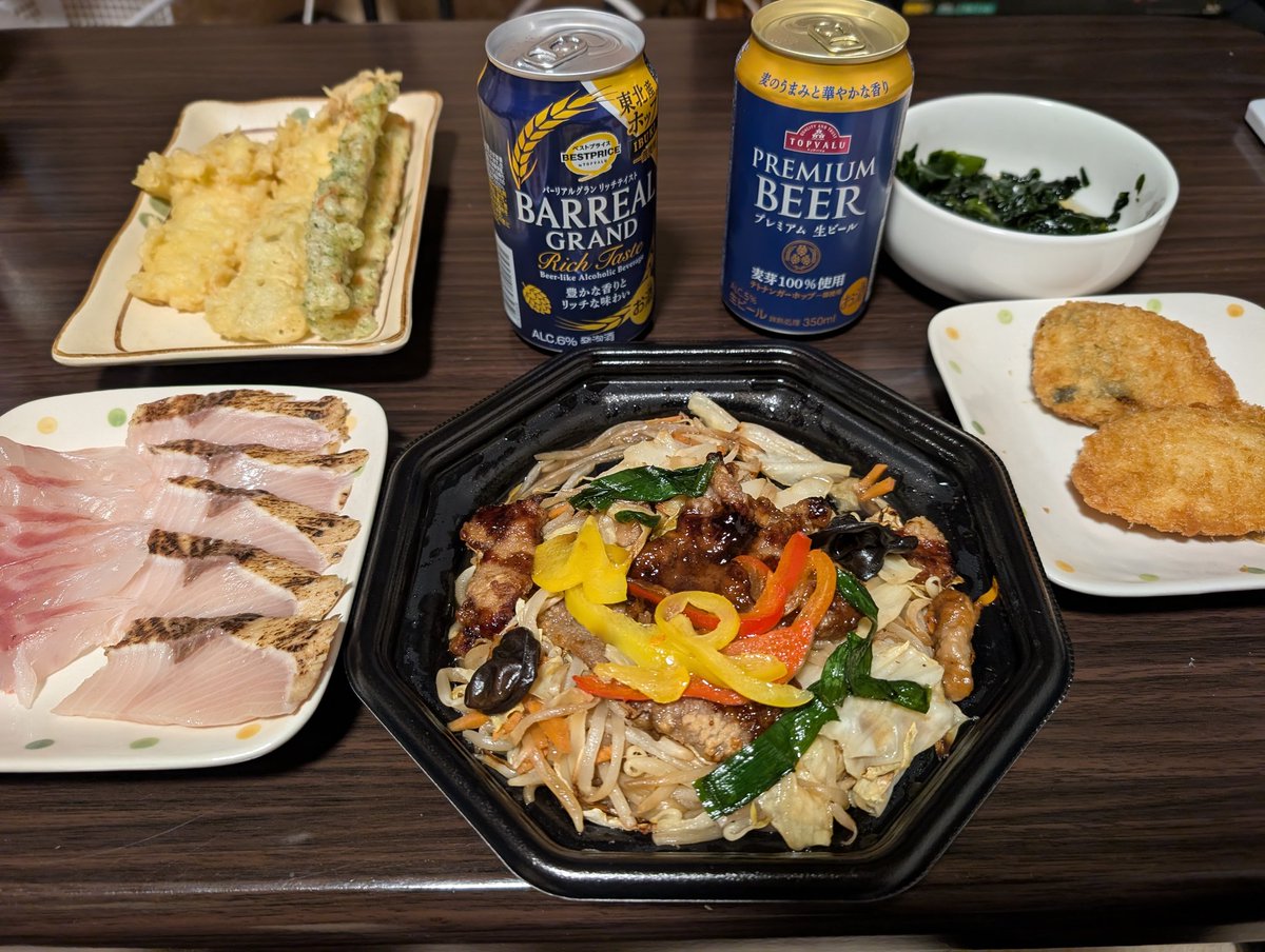 simor700's tweet image. 晩酌〜