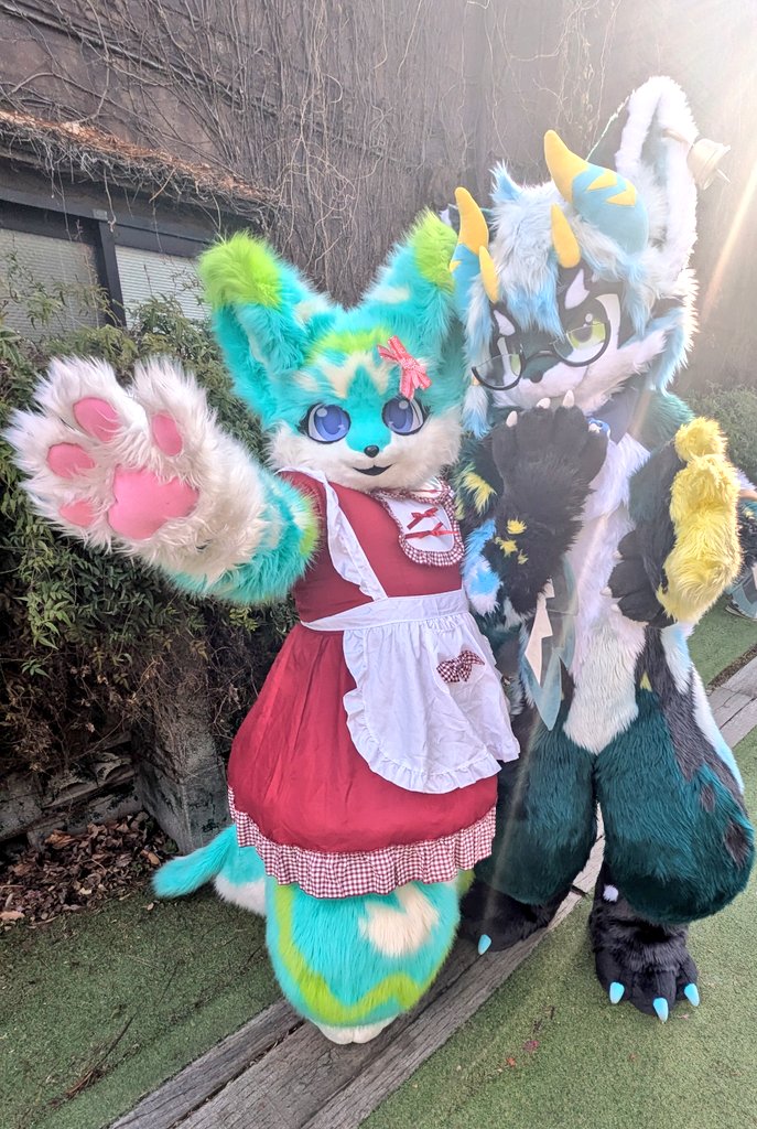 イノアくんと仲良しツーショット〜イェーイ！((o(´∀｀)o))