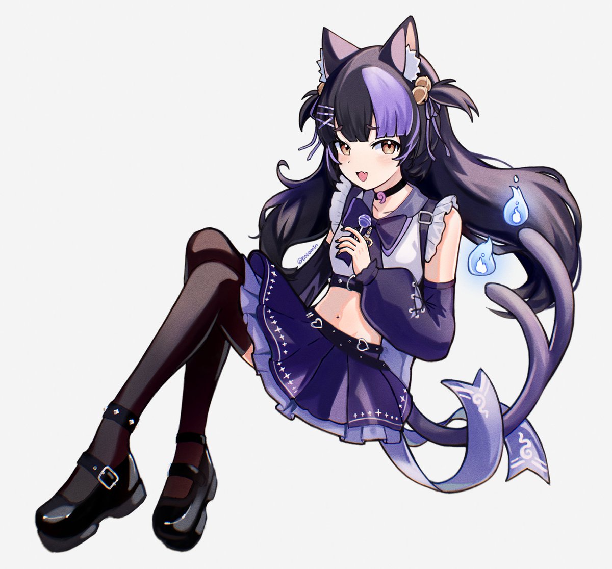 Purple cat 💜 #anyarts