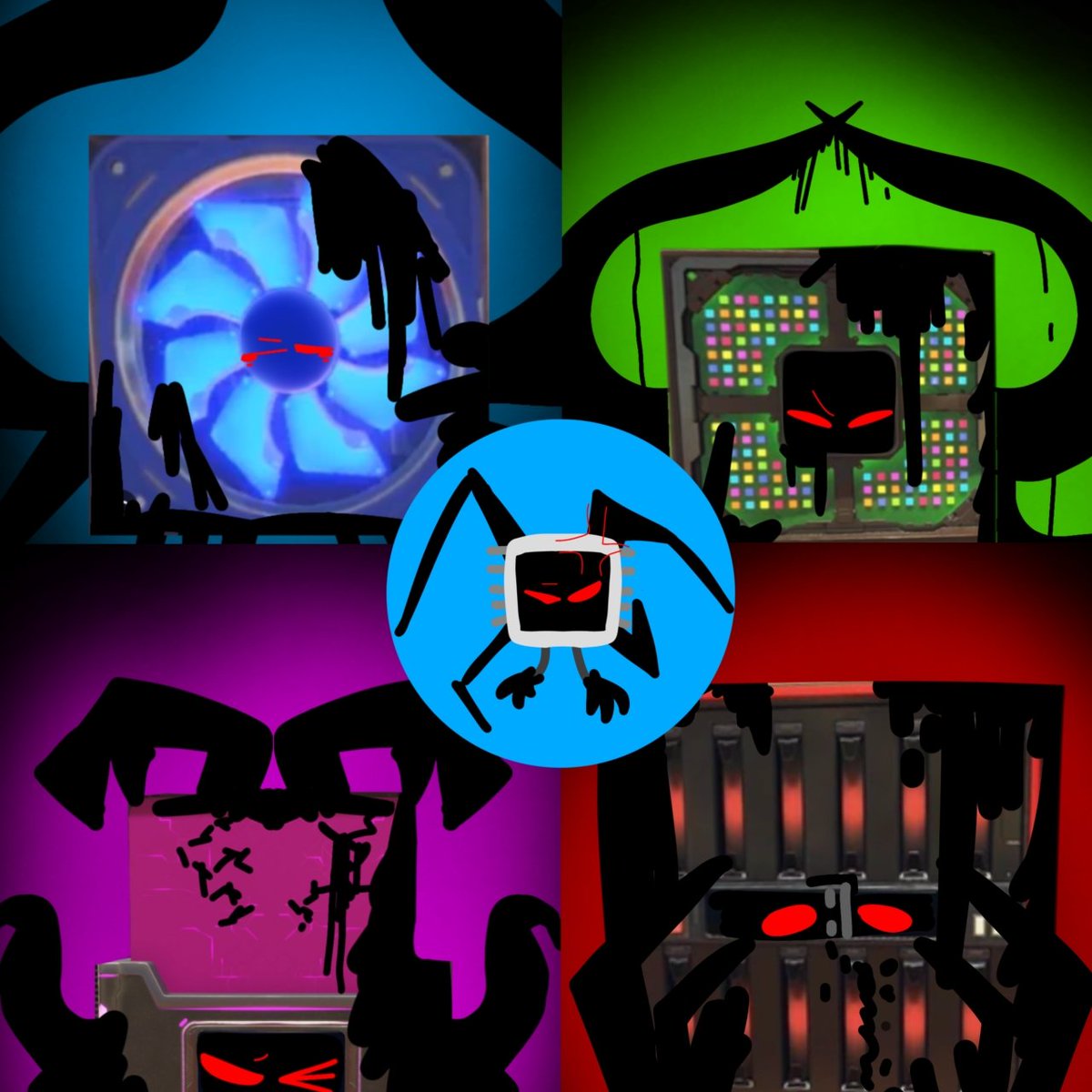 Naliassecondacc's tweet photo. Astro bot mothership components infected AU

#scary #infected #au #astrobot #fyp (credits: team asobi) https://t.co/Q5tqpaA8GE