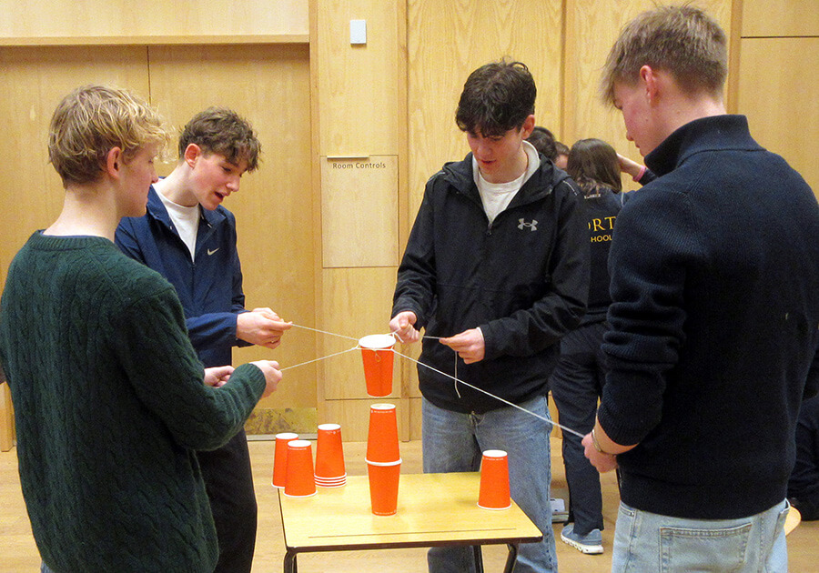 worthschool's tweet image. Year 12 students took on a series of logic challenges as part of the Worth Leadership Formation course last Saturday morning. Read more about this course: shorturl.at/7CdPm
#leadership #formation #sixthform