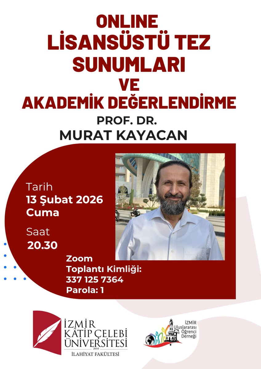 İKÇÜ İlahiyat Fakültesi (@islamiikcu) on Twitter photo 