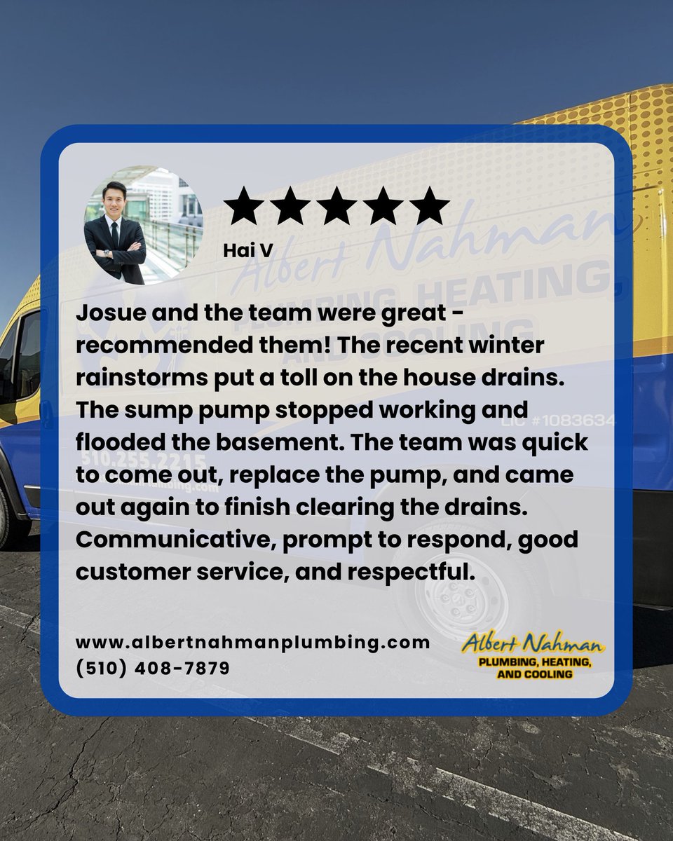 Albert Nahman Plumbing, Heating, and Cooling tweet media