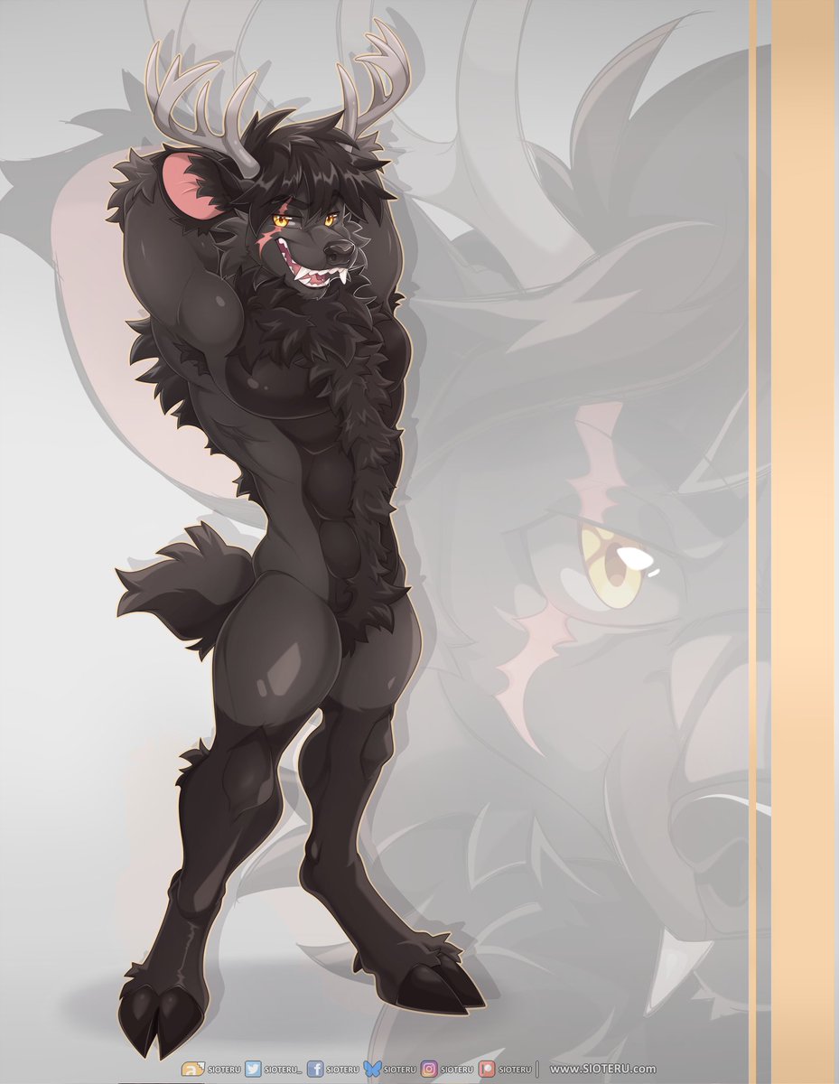 New Challenger ⚠️
Battle as a Sambar Deer

The latest deerification. I may have to make these a permanent option hehe

Cm for <a href="/WolfOfTheOldWar/">Battle @ Anthrocon</a>

#Furry #Art #DigitalArt