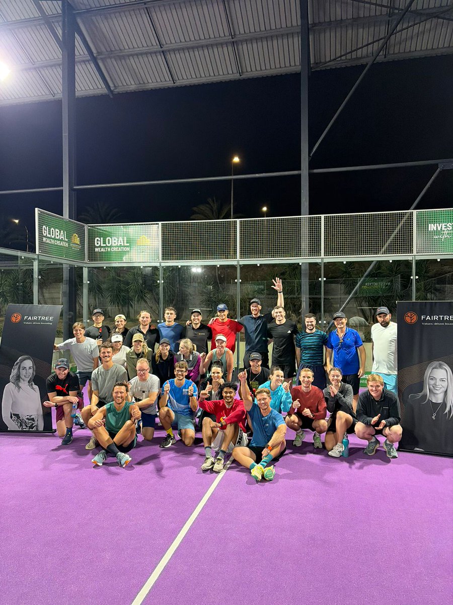 FairtreeGroup's tweet image. We recently hosted the Fairtree Padel Tournament, where teams went head-to-head in an impressive showcase of skill and sportsmanship.

It was an event packed with fun and friendly competition as our teams battled it out on the court, showcasing the true spirit of teamwork.
