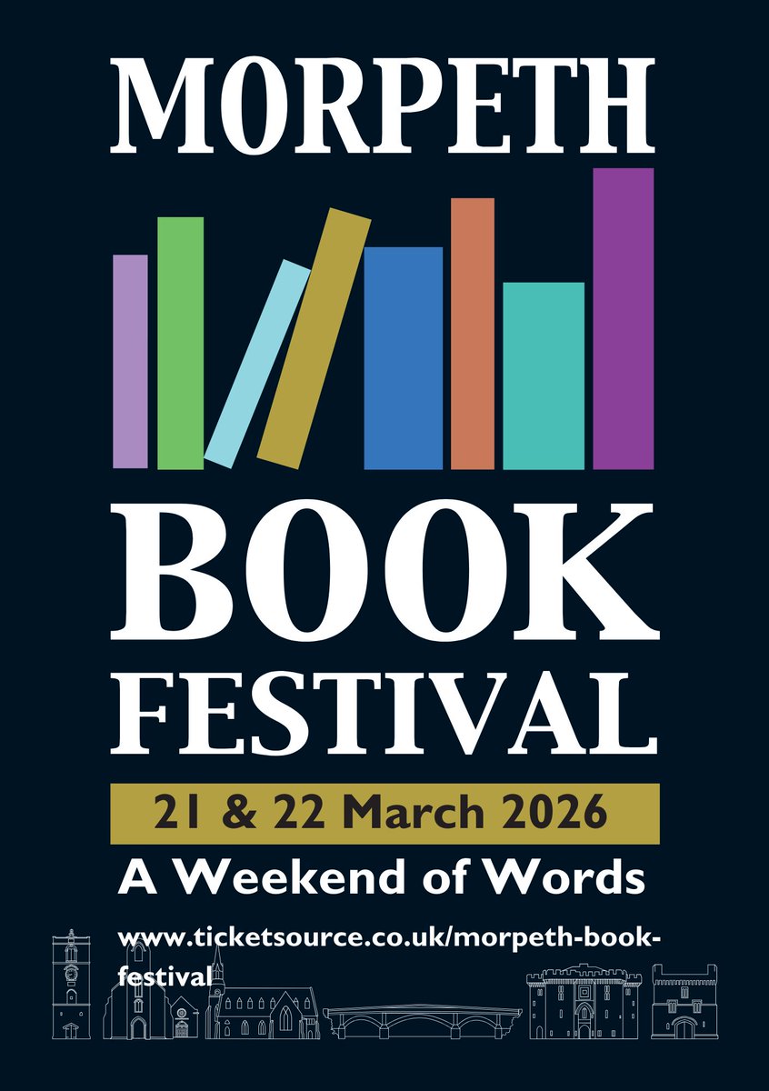 TMLoganAuthor's tweet photo. I'll be at Morpeth Book Festival next month talking about my latest book alongside fellow authors Steph McGovern, Mari Hannah, BA Paris, Trevor Wood, Guy Morpuss, Alan Johnson, Sally Magnusson and many others. 

The festival runs March 21-22 - join us! https://t.co/ZNVTa6RPjG https://t.co/njQWOvhl6Z