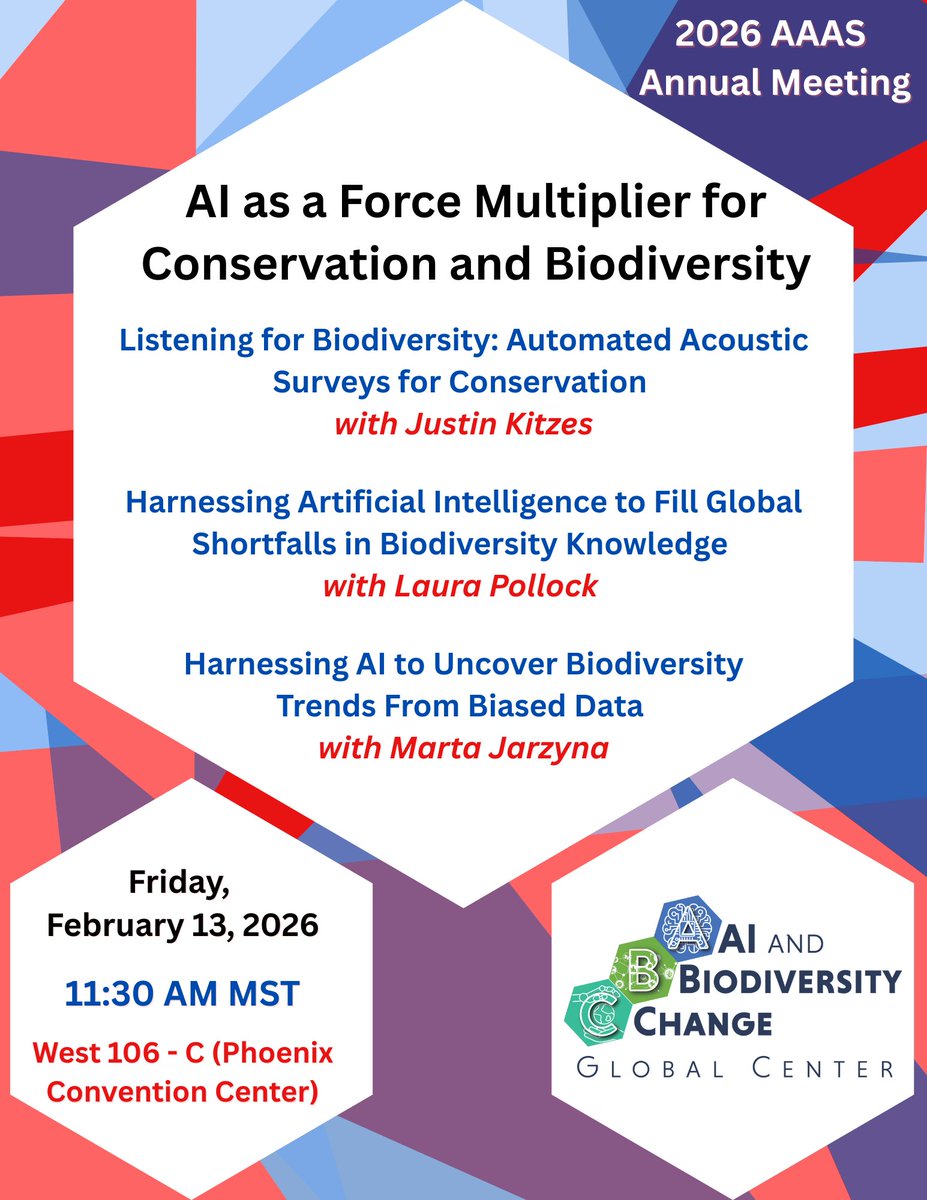 AI and Biodiversity Change Global Center tweet media