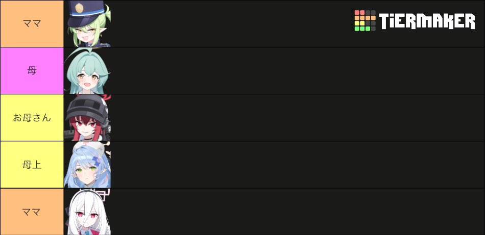 ママ ママ表

上下左右差あり