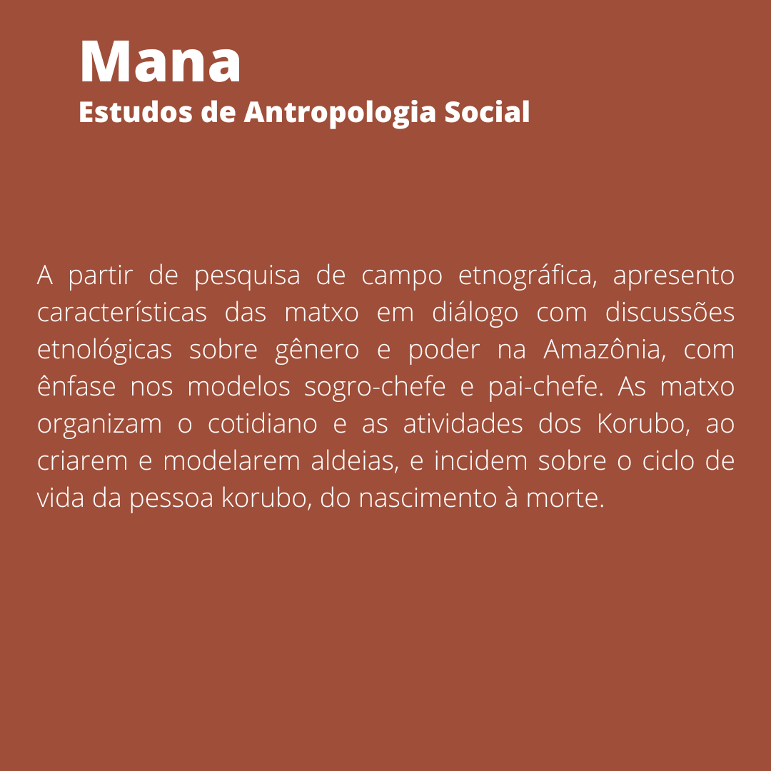 mana_revista's tweet photo. Nesta sexta-feira, recomendamos o artigo "Gênero e poder entre os Korubo: o caso das matxo", escrito por Juliana Oliveira Silva. Créditos da foto:  Paulo Mumia. Acervo do Museu do Índio/FUNAI – Brasil

Leia em: https://t.co/dZEbmTPvBi

Acesse nosso site: https://t.co/KmizvjFbMV https://t.co/zM7iwZ4ZPK
