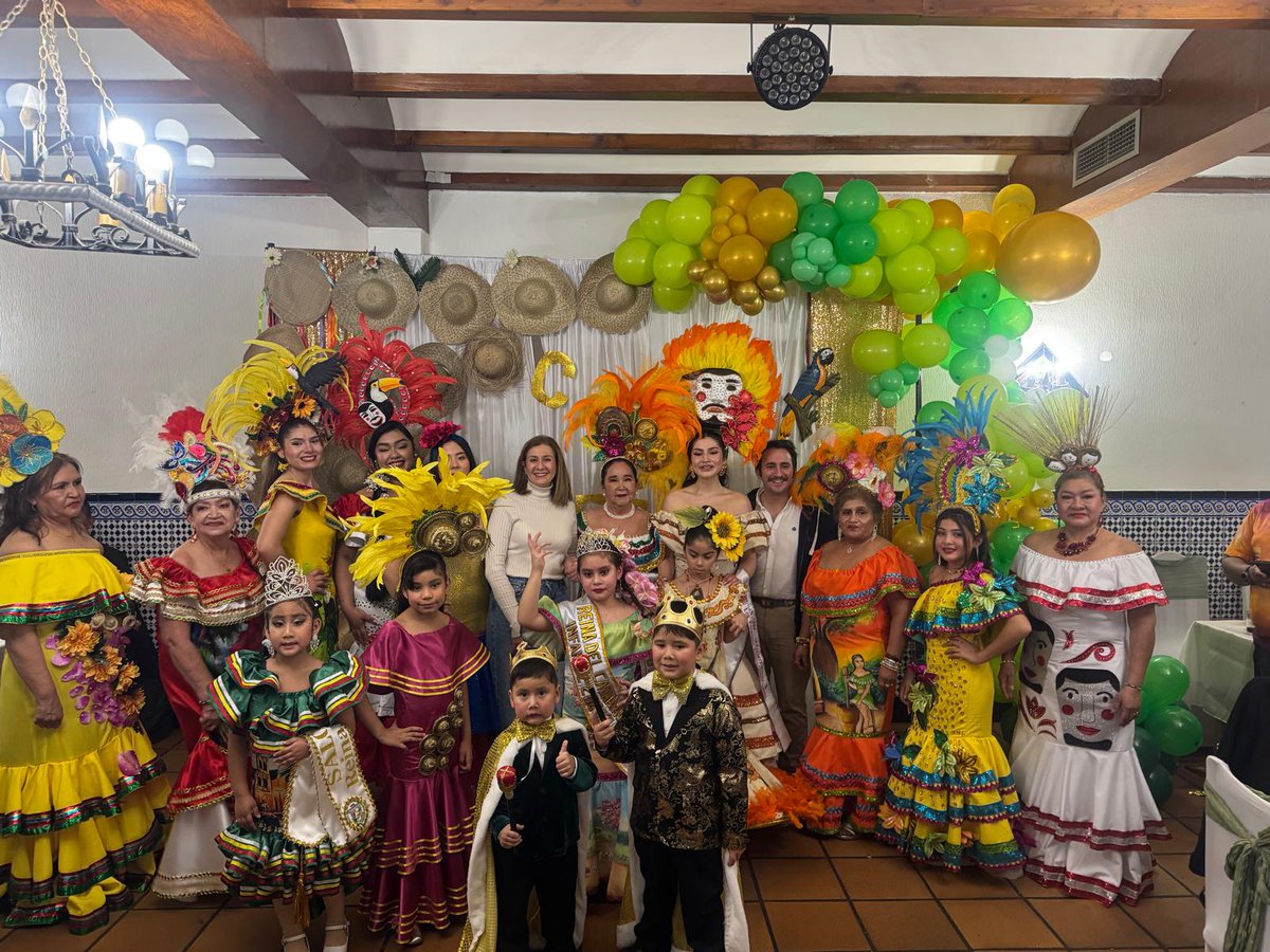 ppgetafe's tweet image. Con la asociación cruceña comparsas carnavalesca de Bolivia en Madrid, en su acto en Getafe con motivo del Carnaval. 

Celebrando el 'Café de reina', donde se juntan las reinas de cada comparsa y la reina del Carnaval 2026.