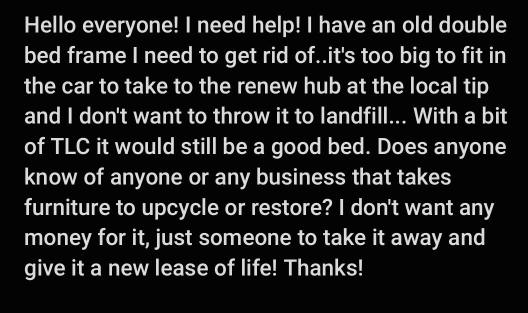trealdavidsmith's tweet photo. Can anyone help with this? 
#reuse #recycle #upcycle https://t.co/Qa03B8RTTW