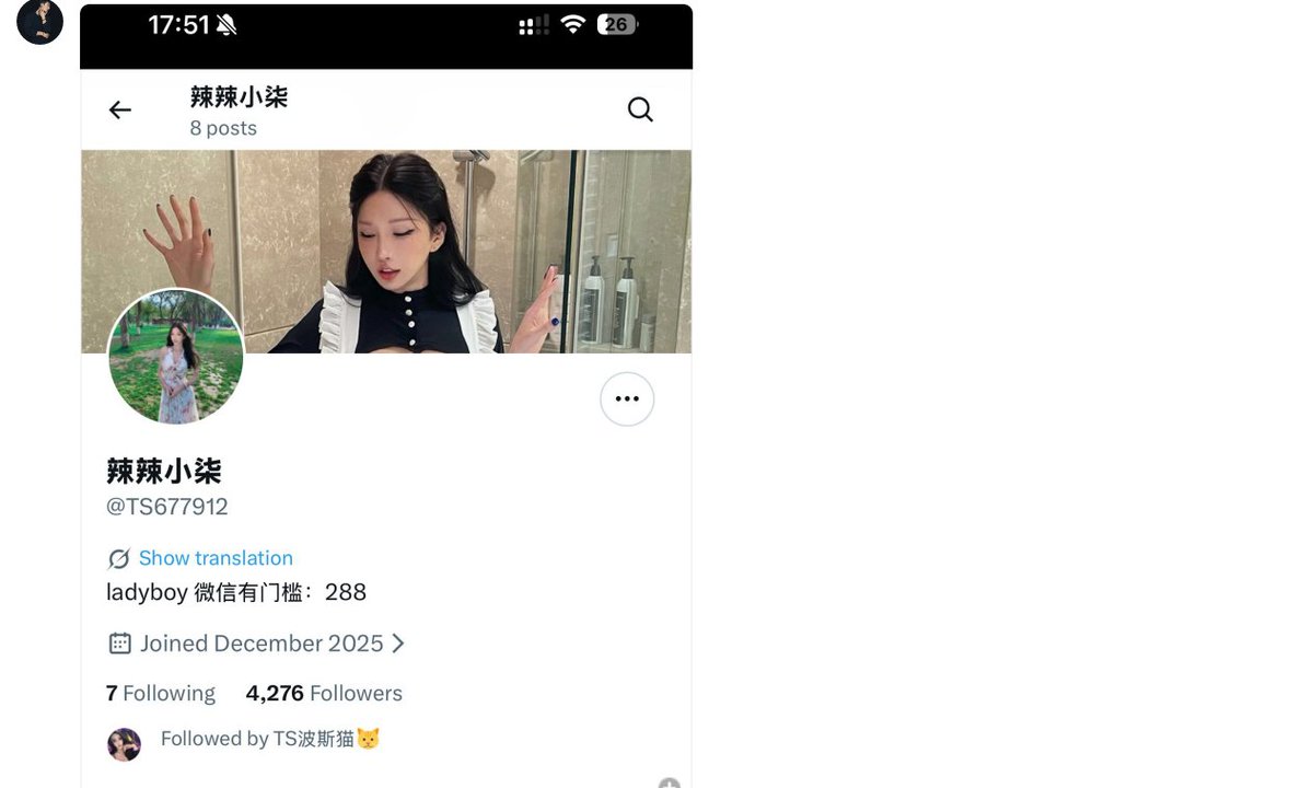 彤彤TS(一万互推私信)接投稿 tweet media