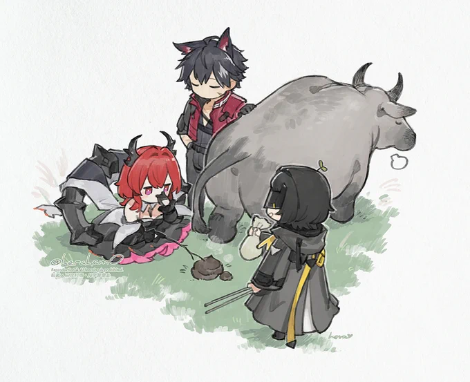 武陵はかわいいどうぶつさんがたくさんいて大変良い #エンドフィールド