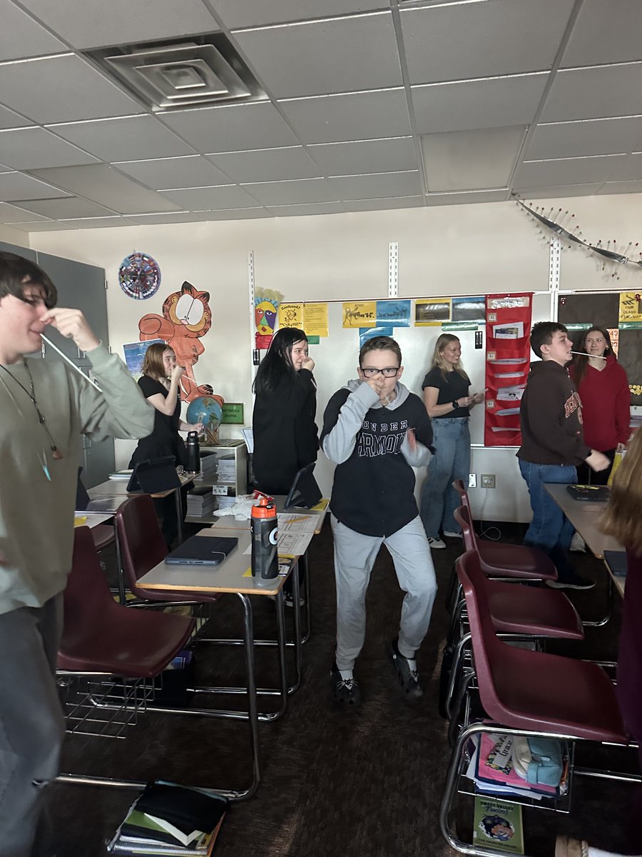 These 3 wonderful ladies from the GC NASA program presented to our #Proud2bMIS 6th graders this morning. Excellent presentation and important information, ladies! #1GC