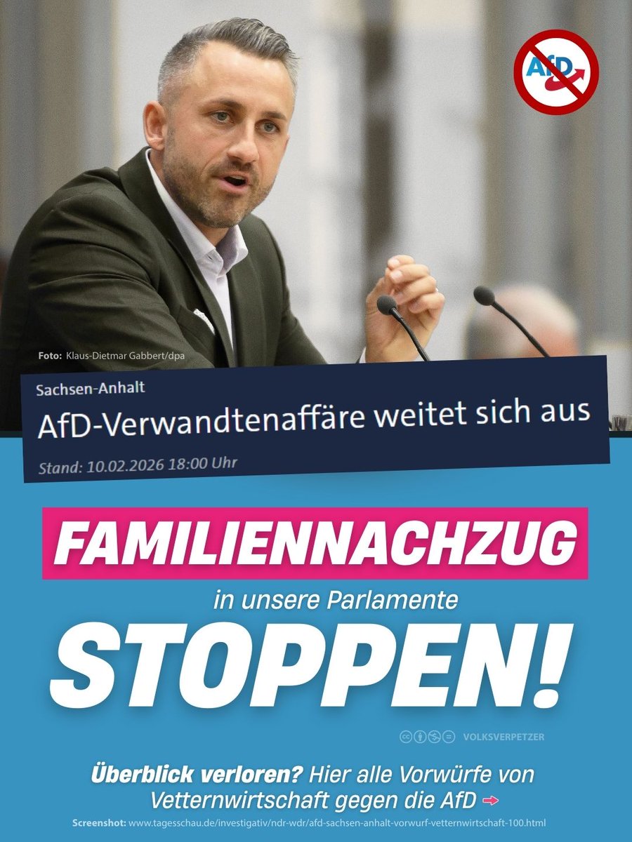 Der Korruptionsskandal in der AfD hat große Ausmaße angenommen: Es sind inzwischen die Hälfte aller Landesverbände involviert, und hochrangige Mitglieder bis hinauf in die Spitze. Die Vorwürfe: Gut bezahlte Jobs für die Familien auf Kosten der Steuerzahler. THREAD 👇

AfD-Kader
