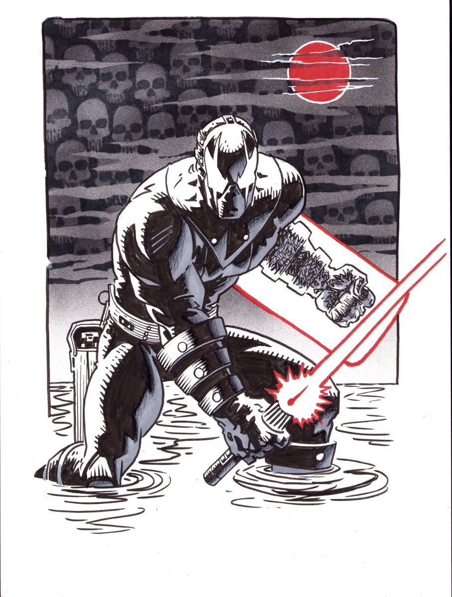 MattWagnerComic's tweet image. Hey gang...here's another piece I'll have available at the upcoming Original Art Expo!